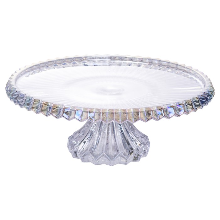 Тортівниця на ніжці Ø32 см скляна HP-19-148L (30476)
