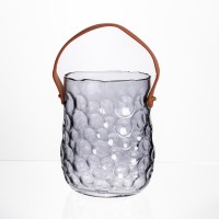 Ваза сумочка з ручкою 13×9.5×18 см декоративна Сірий HP-19-153-5 (48625)