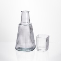 Глечик 1 літр зі склянкою 1 шт по 200 мл Прозорий HP-19-PYF-1 (75766)