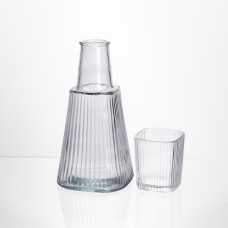 Глечик 1 літр зі склянкою 1 шт по 200 мл Прозорий HP-19-PYF-1 (75766)