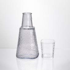 Глечик 1 літр зі склянкою 1 шт по 200 мл Прозорий HP-19-PYF-3 (62822)