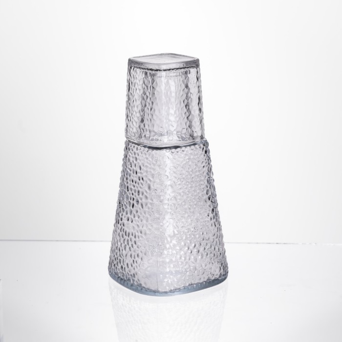 Глечик 1 літр зі склянкою 1 шт по 200 мл Прозорий HP-19-PYF-3 (62822)