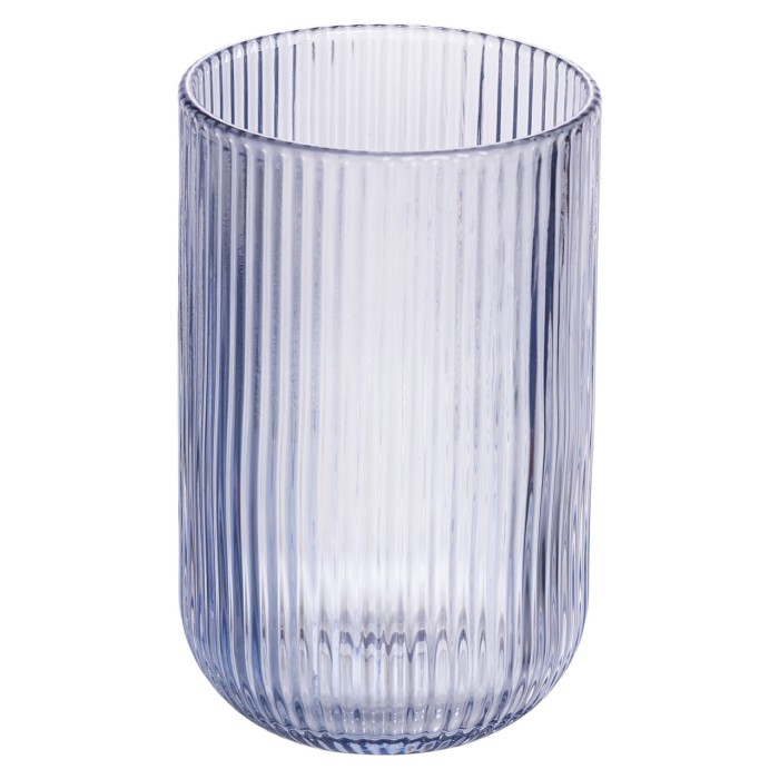 Набір склянок 6 шт скляні склянки 400 мл Блакитний HP7113BL (44919)