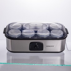 Йогуртниця електрична на 8 баночок по 180 (мл) 20 Вт SK-08109 (73563)