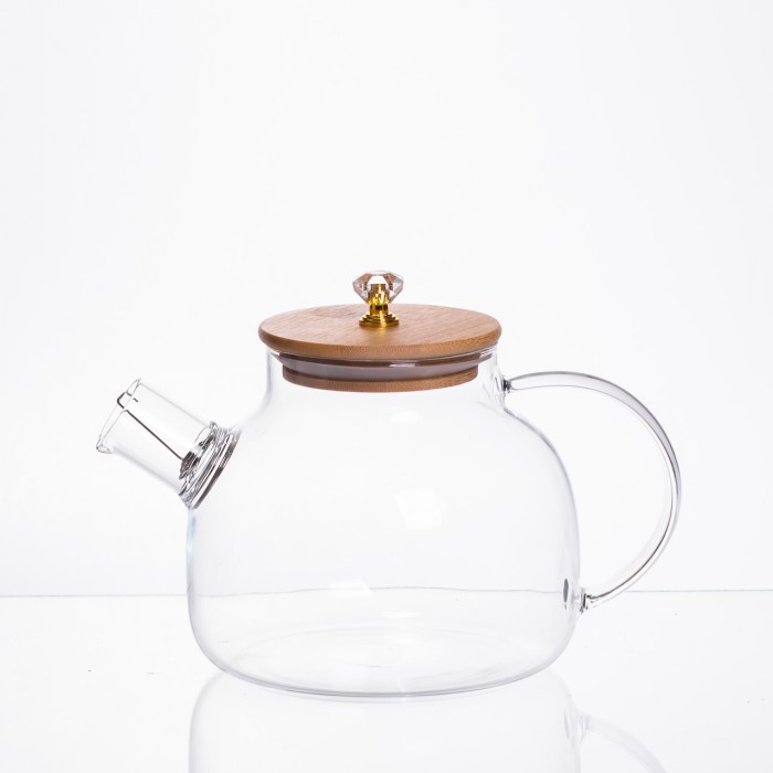 Чайний набір із товстого скла 5 предметів на 4 персони 64486-24 (16573)