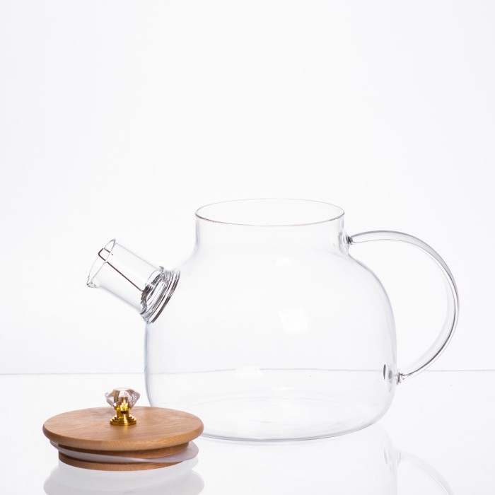 Чайний набір із товстого скла 5 предметів на 4 персони 64486-24 (16573)