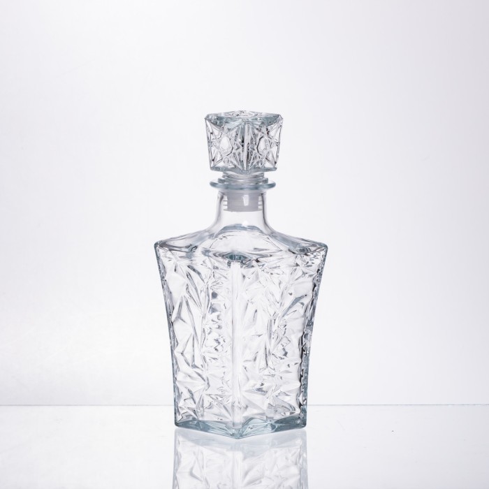 Набір для напоїв графин та 6 склянок для напоїв із товстого скла прозорий 64486-26 (59310)