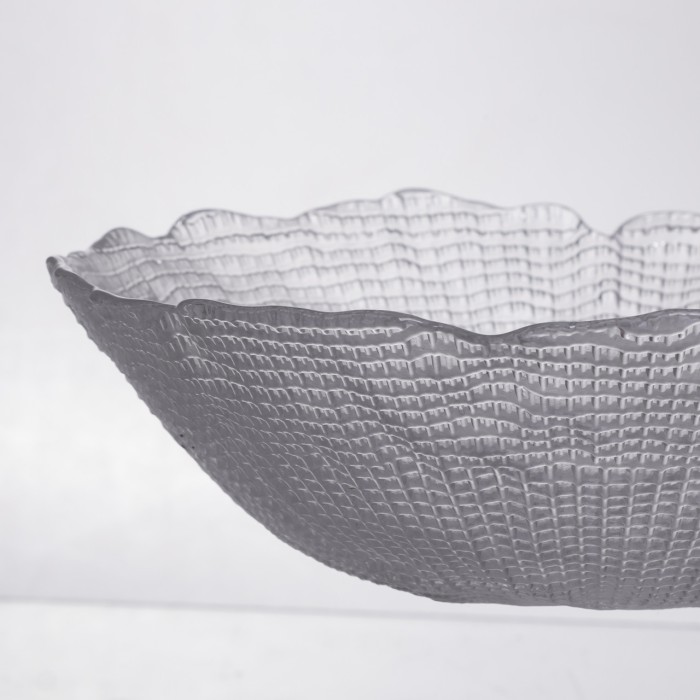 Салатниця велика скляна прозора 2 літри кругла 64486-48 (32478)