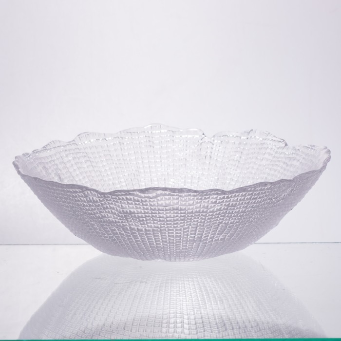 Салатниця велика скляна прозора 2 літри кругла 64486-48 (32478)