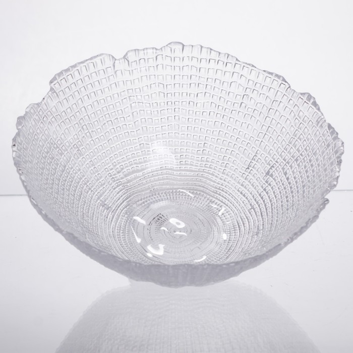 Салатниця велика скляна прозора 1 літр кругла 64486-49 (53817)