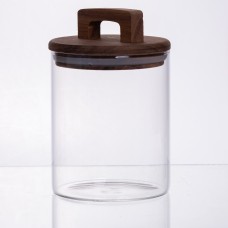 банка для сипучих продуктів з бамбуковою кришкою 800 мл 64486-65 (23487)