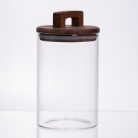 банка для сипучих продуктів з бамбуковою кришкою 900 мл 64486-66 (28810)