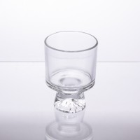 Набір креманок із товстого скла на ніжці 6  штук по 200 мл 64486-69 (53880)