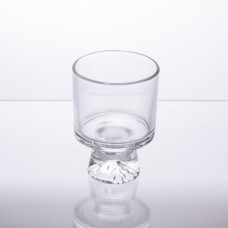 Набір креманок із товстого скла на ніжці 6  штук по 200 мл 64486-69 (53880)