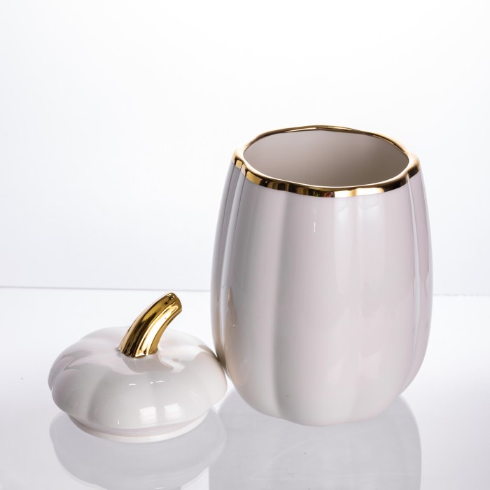 Банка для зберігання Гарбуз порцелянова 2 л з кришкою HP-26-4 (26022)