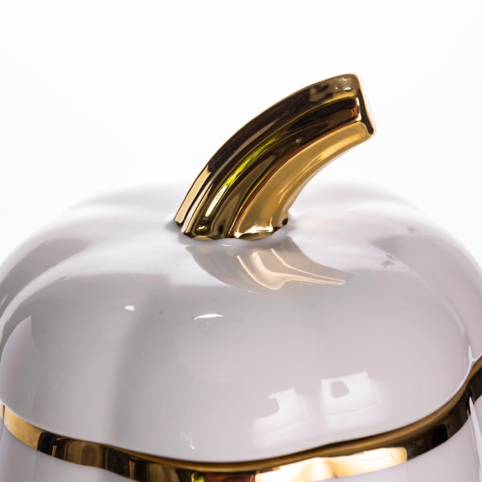 Банка для зберігання Гарбуз порцелянова 2 л з кришкою HP-26-4 (26022)