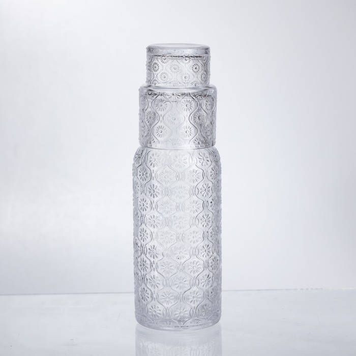 Глечик 700 мл зі склянкою 1 (шт) для напоїв Прозорий HP-19-L2 (44107)