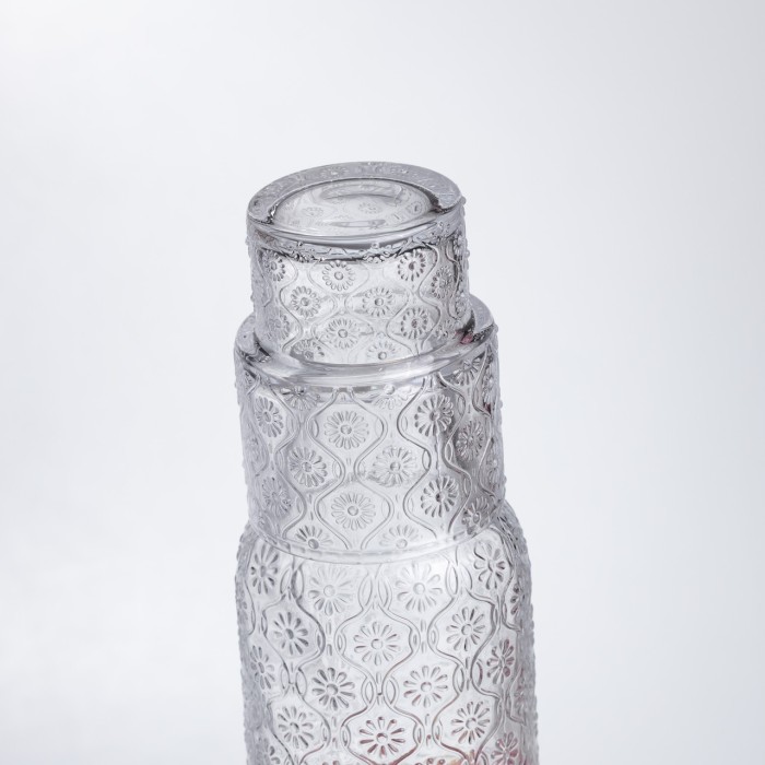 Глечик 700 мл зі склянкою 1 (шт) для напоїв Прозорий HP-19-L2 (44107)