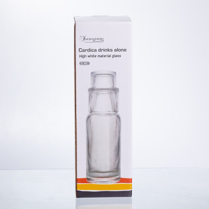 Глечик 700 мл зі склянкою 1 (шт) для напоїв Прозорий HP-19-L2 (44107)