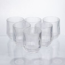 Набір склянок 6 шт по 250 мл для напоїв Прозорий HP-19-LJB-1 (34358)