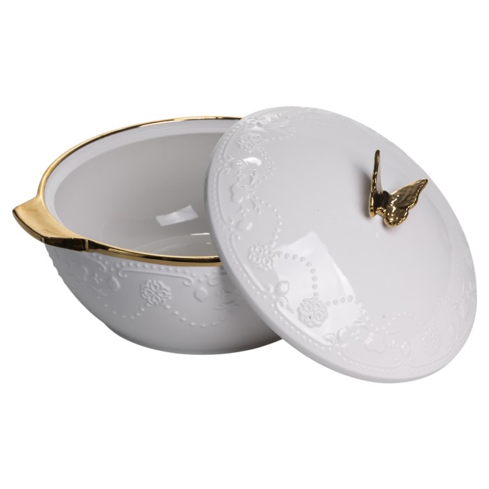 Суповий сервіз на 6 осіб супниця 3 (л) з бульйонницями 300 (мл) тарілки для супу SPW-16 (47049)