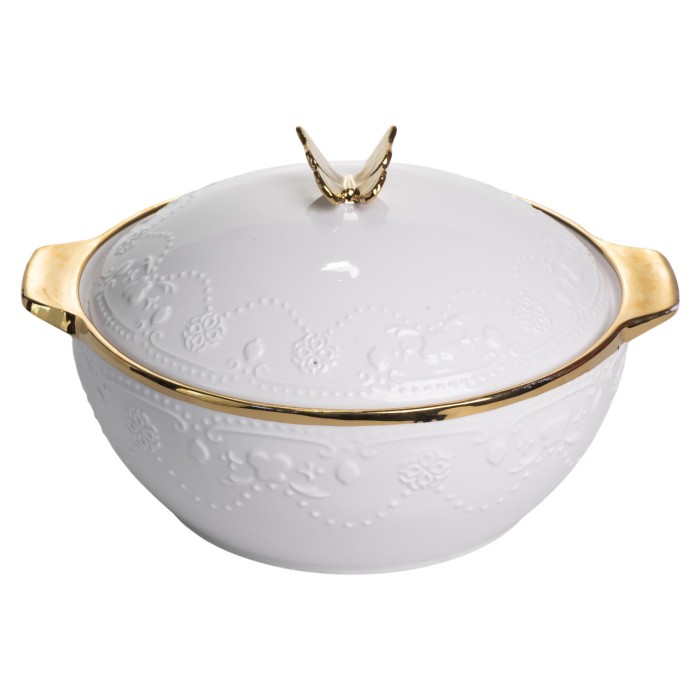 Суповий сервіз на 6 осіб супниця 3 (л) з бульйонницями 300 (мл) тарілки для супу SPW-16 (47049)