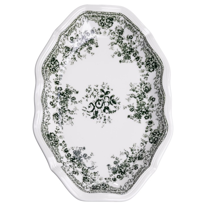 Столовий набір посуду 32 предмети на 6 осіб Vintage Elegant порцеляновий Чорний YY78-7A (56778)