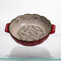 Форма для запікання Vintage Ø20 (см) кругла з ручками Червона HM04-06 (24135)