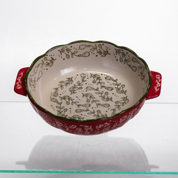 Форма для запікання Vintage Ø20 (см) кругла з ручками Червона HM04-06 (24135)