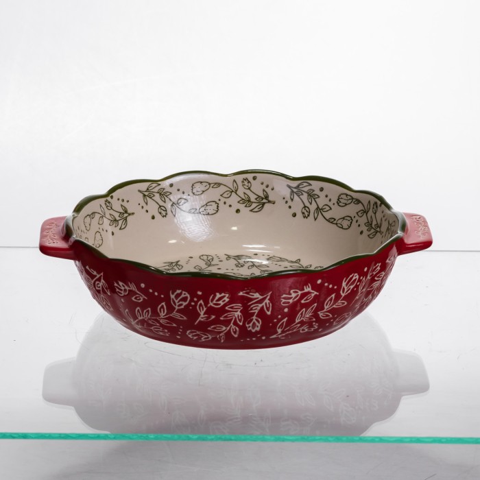 Форма для запікання Vintage Ø20 (см) кругла з ручками Червона HM04-06 (24135)