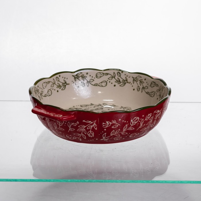 Форма для запікання Vintage Ø20 (см) кругла з ручками Червона HM04-06 (24135)