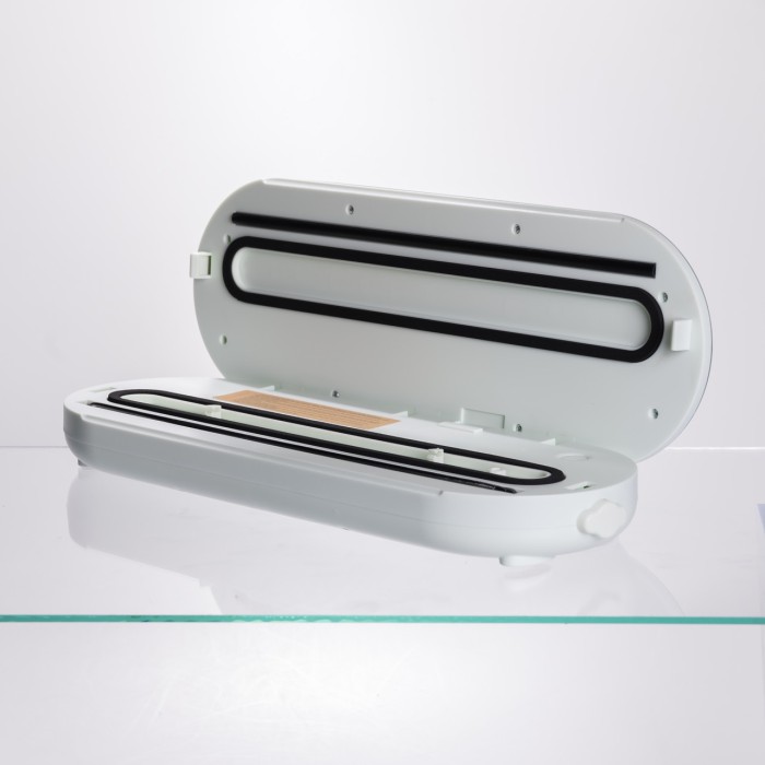 Вакууматор побутовий для сухих та вологих продуктів 90 Вт сенсорний вакуумний пакувальник + 10 пакетів HP-11-16 (72394)