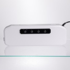 Вакууматор побутовий для сухих та вологих продуктів 400 Вт вакуумний пакувальник 4 режими роботи + 10 пакетів Білий HP-11-17W (28372)