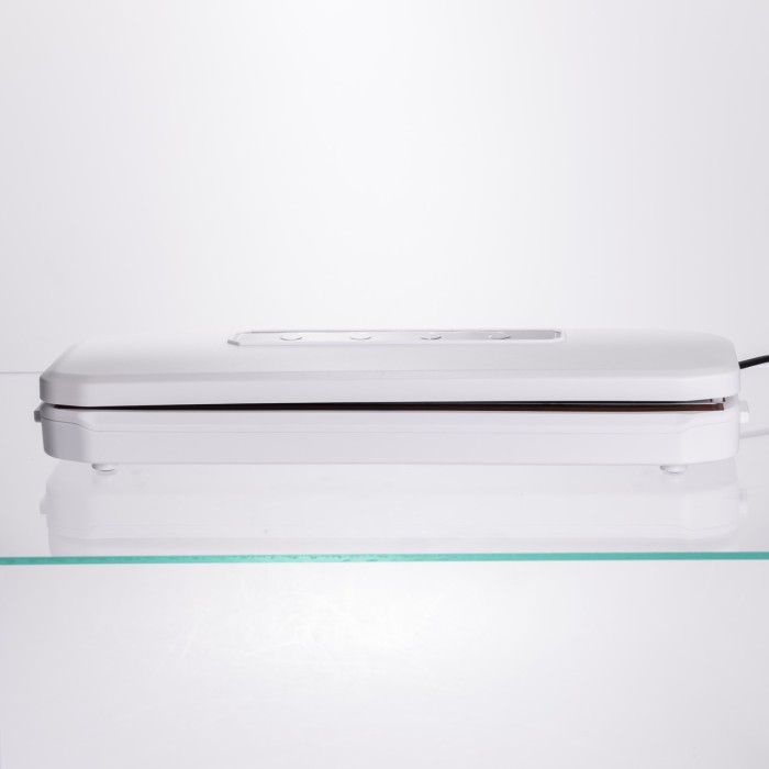 Вакууматор побутовий для сухих та вологих продуктів 400 Вт вакуумний пакувальник 4 режими роботи + 10 пакетів Білий HP-11-17W (28372)