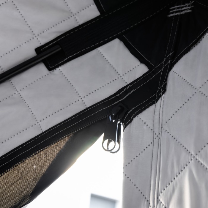 Намет зимовий утеплений "куб" (3-місний 210х210х210), Зимовий намет для рибалки туризму кемпінгу та подорожей Чорний LU-BD18B (56230)