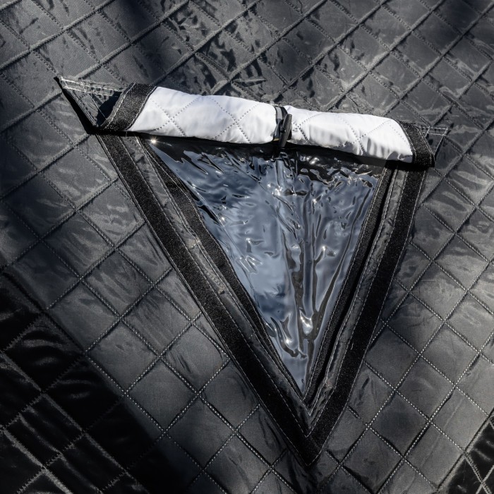 Намет зимовий утеплений "куб" (3-місний 210х210х210), Зимовий намет для рибалки туризму кемпінгу та подорожей Чорний LU-BD18B (56230)