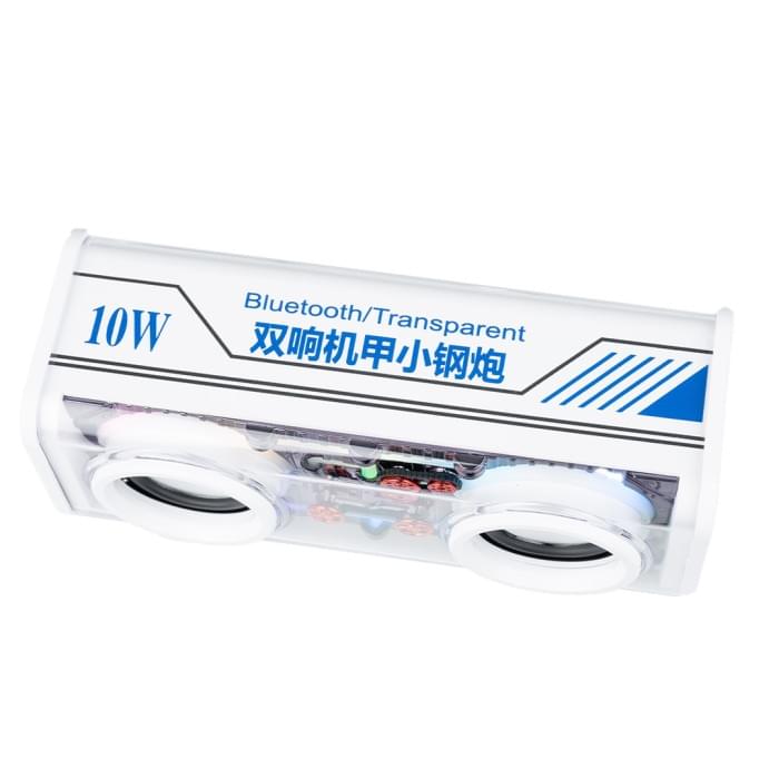 Колонка портативна V8 BT/TF/USB/TWS 10 Вт біла V8W (54294)