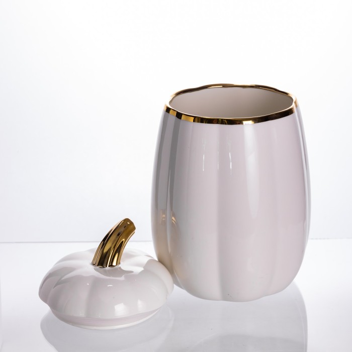 Банка для зберігання Гарбуз порцелянова 3.8 л з кришкою HP-26-3 (77127)