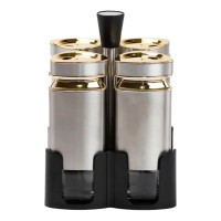 Набір для спецій 4 ємності по 120 мл на підставці HP1324 (34769)