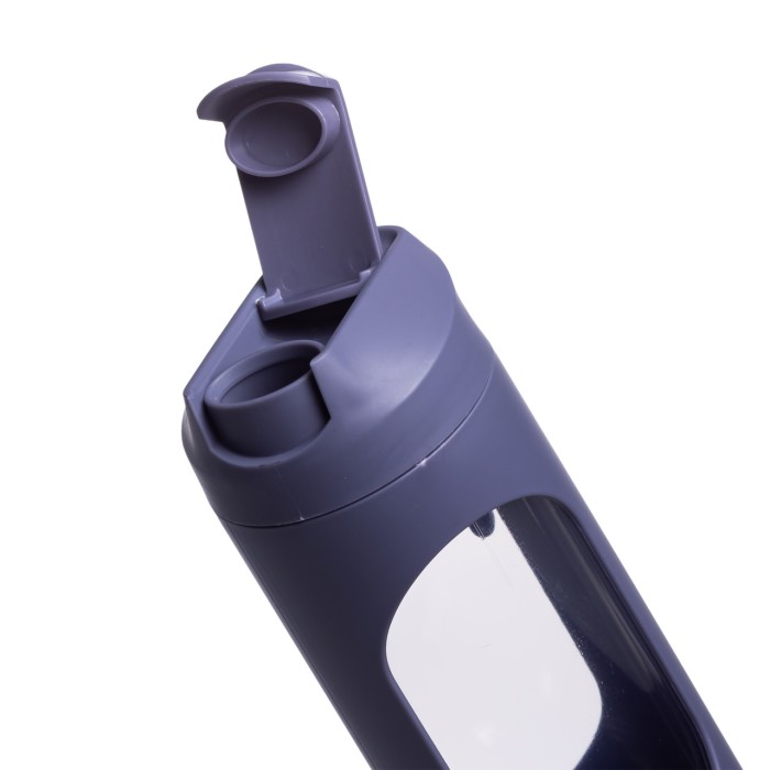 Портативний блендер для смузі на акумуляторі 450 мл блендер пляшка 25 Вт USB Сірий HP-11-10G (71657)