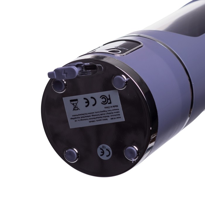 Портативний блендер для смузі на акумуляторі 450 мл блендер пляшка 25 Вт USB Сірий HP-11-10G (71657)