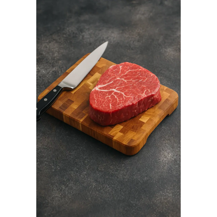 Обробна дошка з дуба 35×25 см Доміно, дерев’яна кухонна дошка для нарізання та сервірування страв C51W250350D (38187)