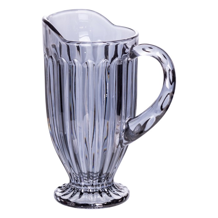 Набір глечик 1 л зі склянками 6 (шт) по 300 мл для напоїв, лимонадів, соку, води, мохіто Сірий HP-19-2080G (32613)