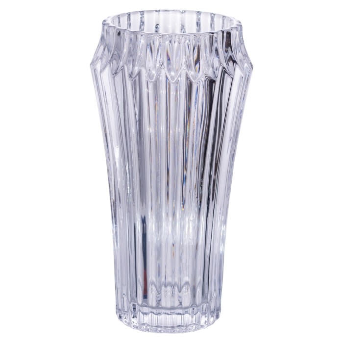 Ваза для квітів зі скла 28.5 (см) декоративна прозора ваза з товстого скла 1.8 (л) HP-19-141-1 (74482)