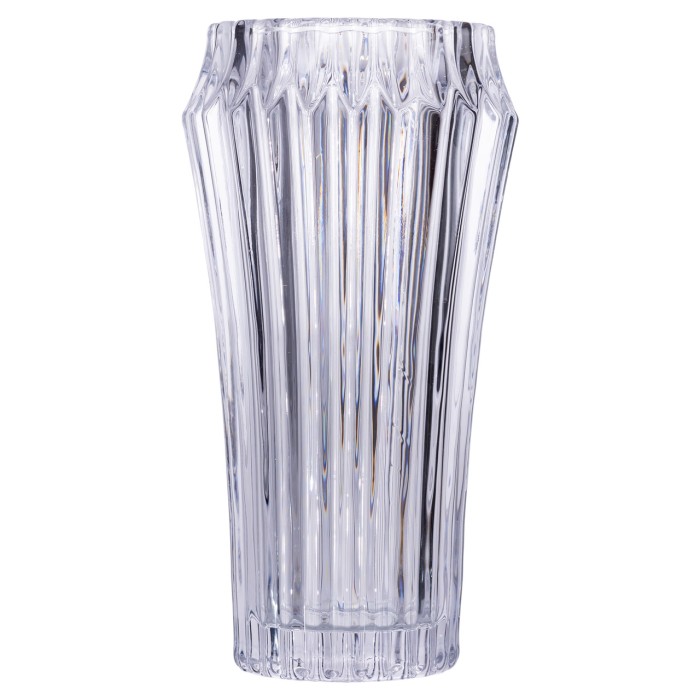 Ваза для квітів зі скла 28.5 (см) декоративна прозора ваза з товстого скла 1.8 (л) HP-19-141-1 (74482)