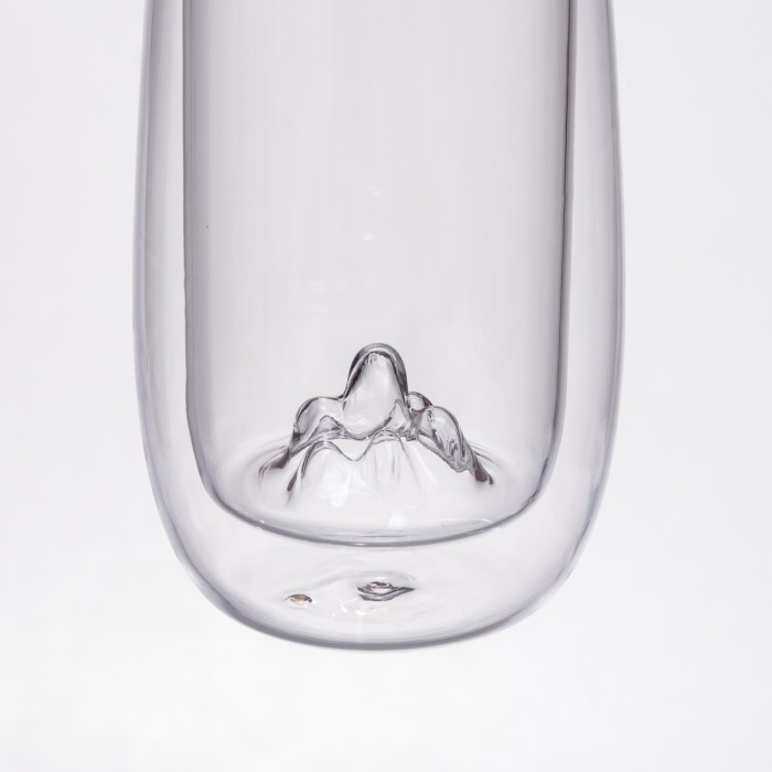 Склянка для напоїв Холодна гора із товстого скла 280 мл 64486-27 (49416)