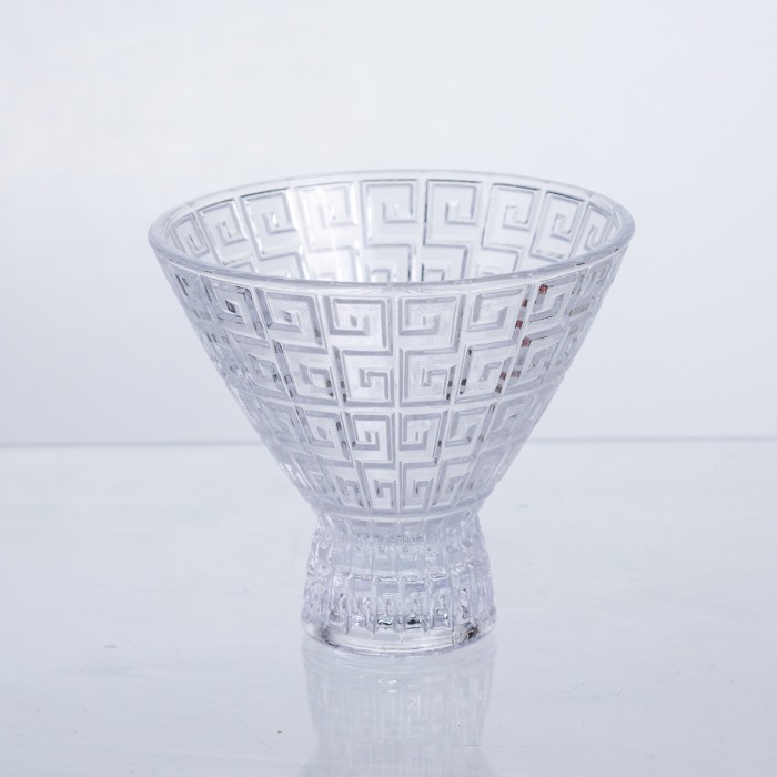 Набір креманок на ніжці 6 шт креманки скляні для десертів, морозива, желе набір 200 мл 64486-22 (66998)