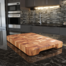 Дошка для нарізки обробна 25×35 см дошка кухонна дерев'яна Доміно з ясена C51W250350Y (17652)
