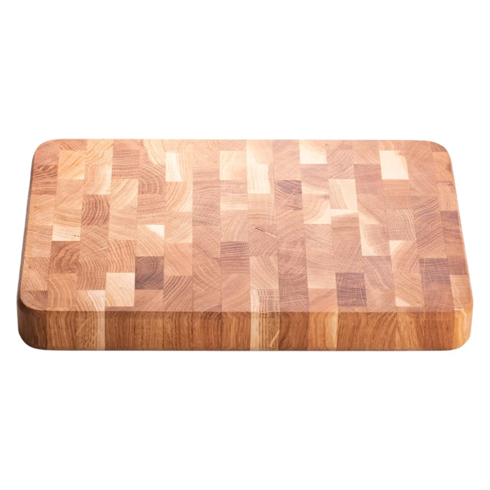 Дошка для нарізки обробна 25×35 см дошка кухонна дерев'яна Доміно з ясена C51W250350Y (17652)