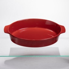 Форма для запікання овальна 36×22.5×7 (см) форма для духовки 2 літри Червоний S1289 (83025)